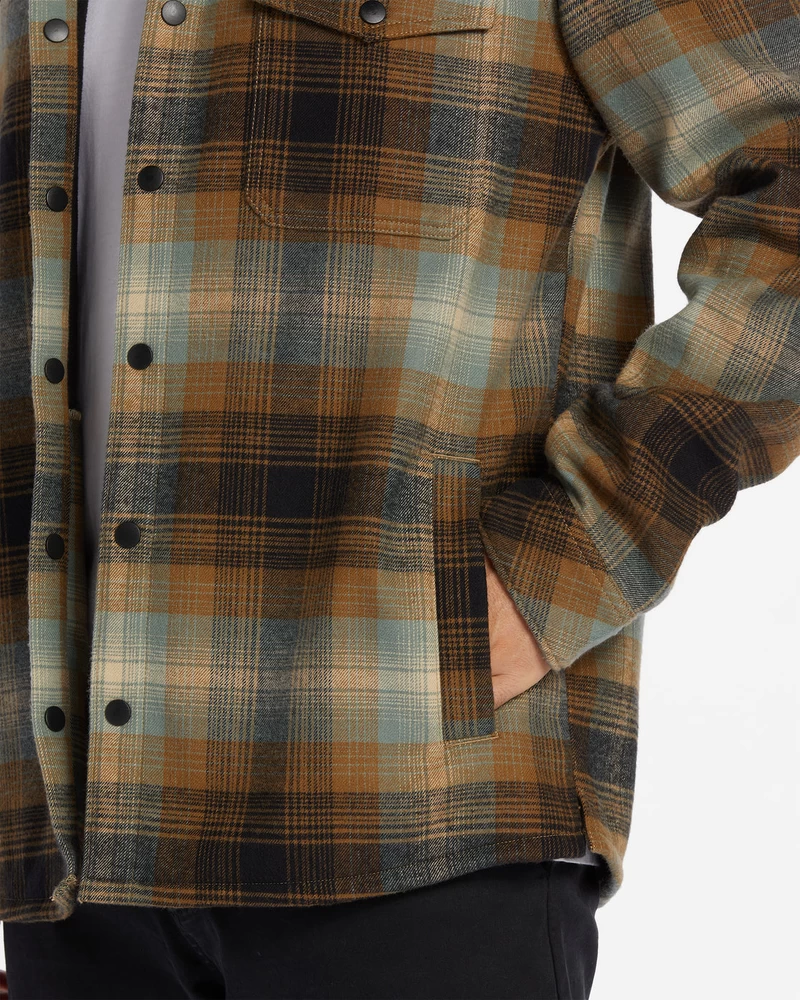 Billabong A/Div Furnace Bonded Flannel Shirt - Dark Forest