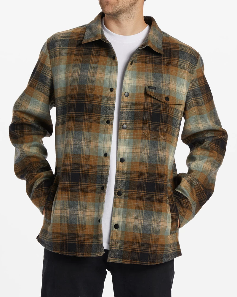 Billabong A/Div Furnace Bonded Flannel Shirt - Dark Forest