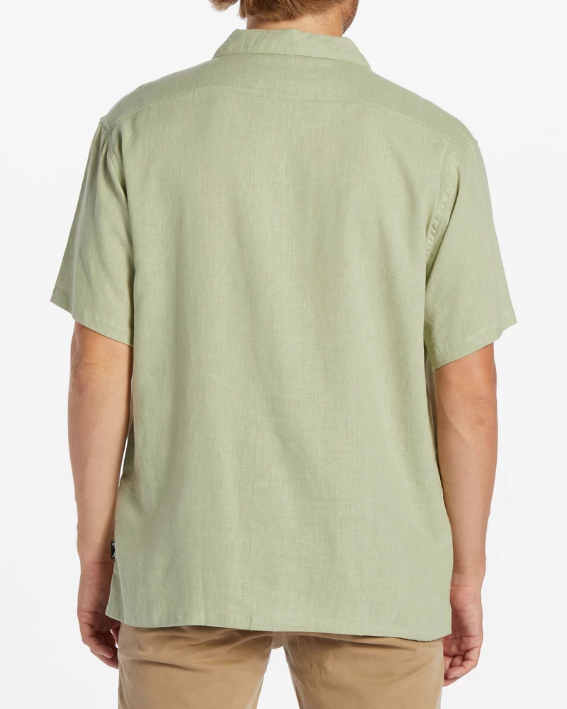 Billabong Sundays Vacay Short Sleeve Shirt - Light Sage