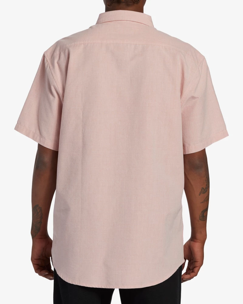 Billabong All Day Short Sleeve Shirt - Dusty Pink