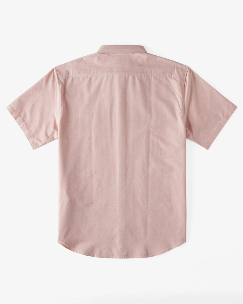 Billabong All Day Short Sleeve Shirt - Dusty Pink