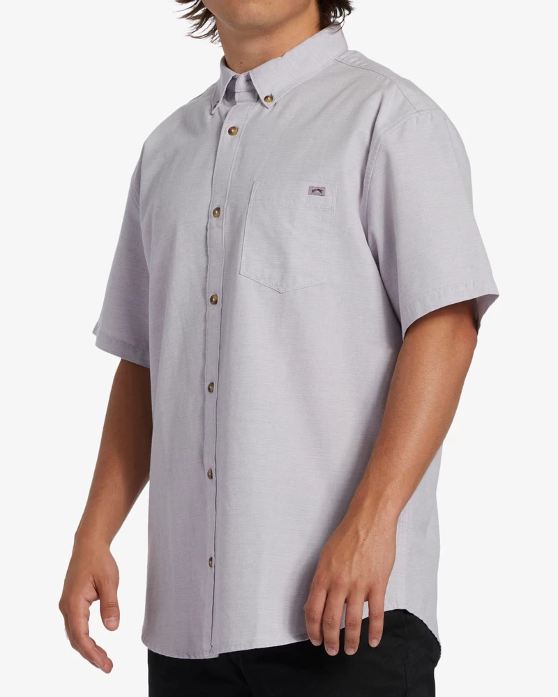 Billabong All Day Short Sleeve Shirt - Purple Ash