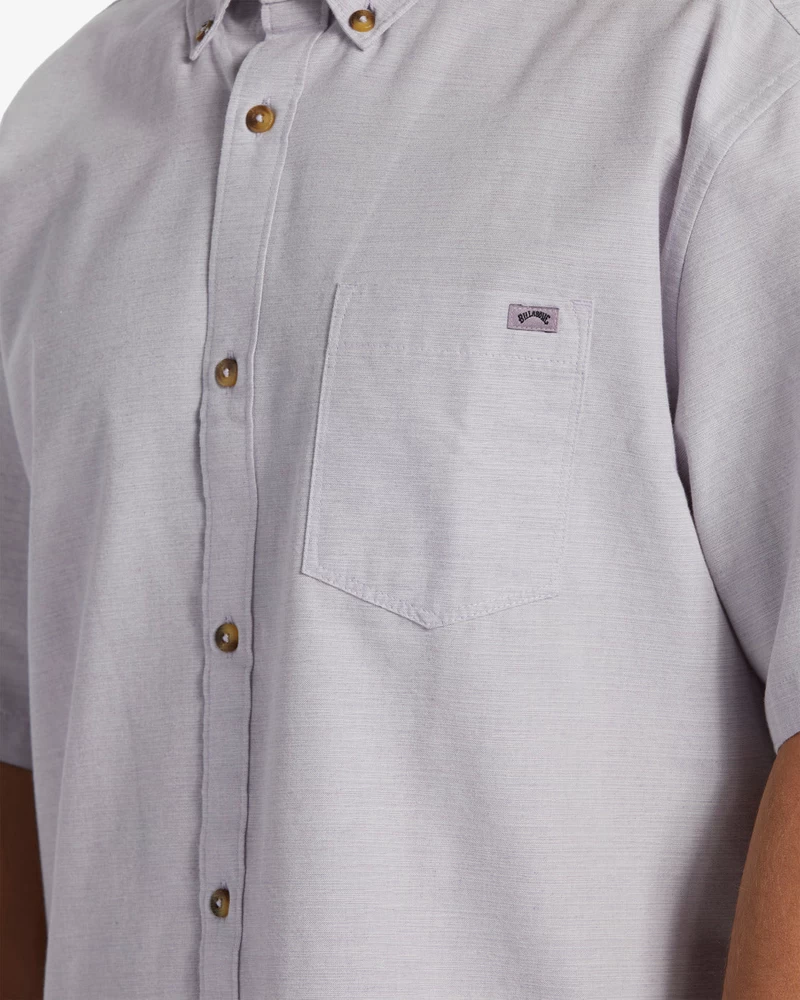 Billabong All Day Short Sleeve Shirt - Purple Ash
