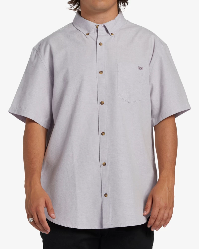 Billabong All Day Short Sleeve Shirt - Purple Ash