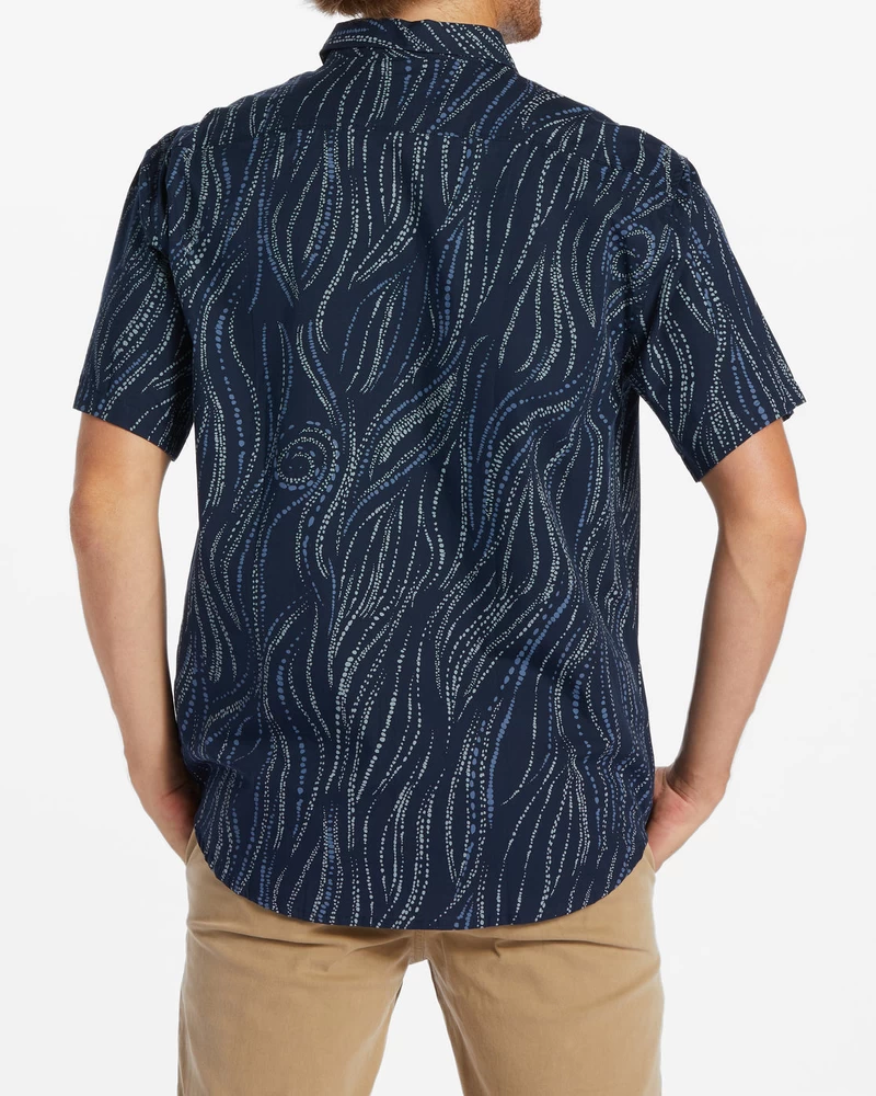 Billabong Sundays Mini Short Sleeve Shirt - Dark Blue