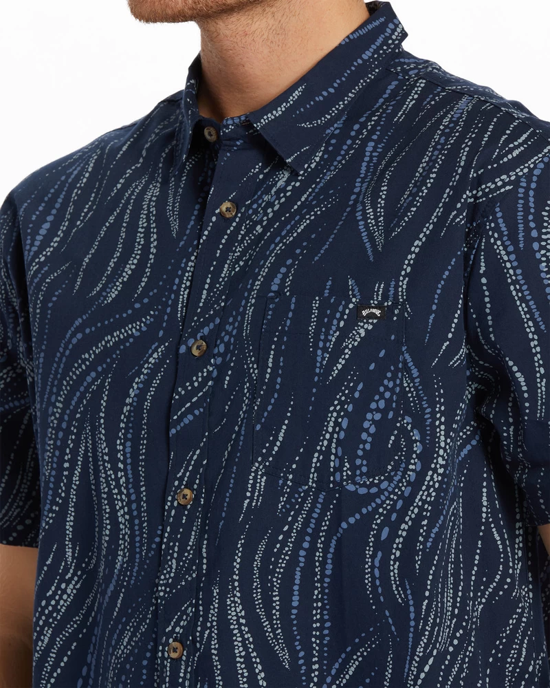 Billabong Sundays Mini Short Sleeve Shirt - Dark Blue
