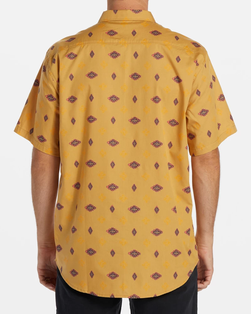 Billabong Sundays Mini Short Sleeve Shirt - Gold