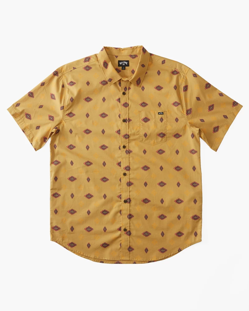 Billabong Sundays Mini Short Sleeve Shirt - Gold