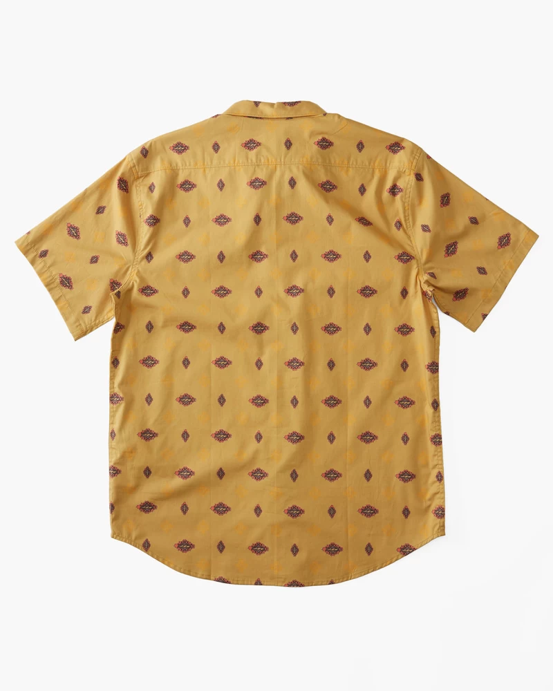 Billabong Sundays Mini Short Sleeve Shirt - Gold