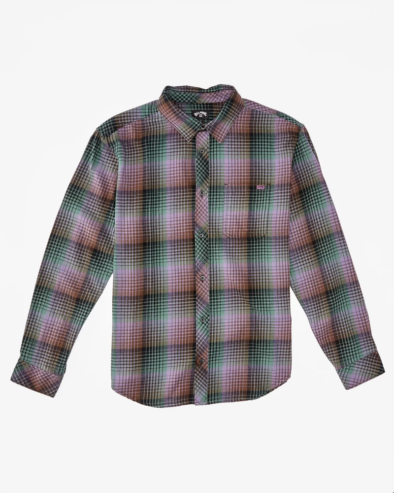 Cămașă Billabong Coastline Flannel Cu Mânecă Lungă - Dusty Grape