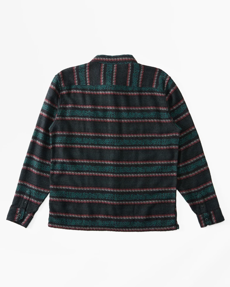 Billabong Offshore žakaarflanellist Pikkade Varrukatega Särk - Fantoom