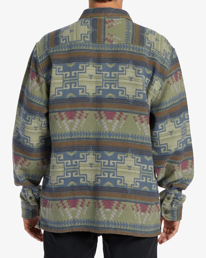 Billabong Offshore Jacquard Flannel Langærmet Skjorte - Salvie