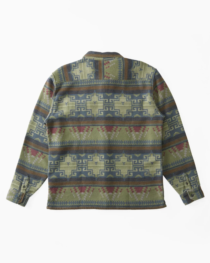 Billabong Offshore Jacquard Flannel Langærmet Skjorte - Salvie