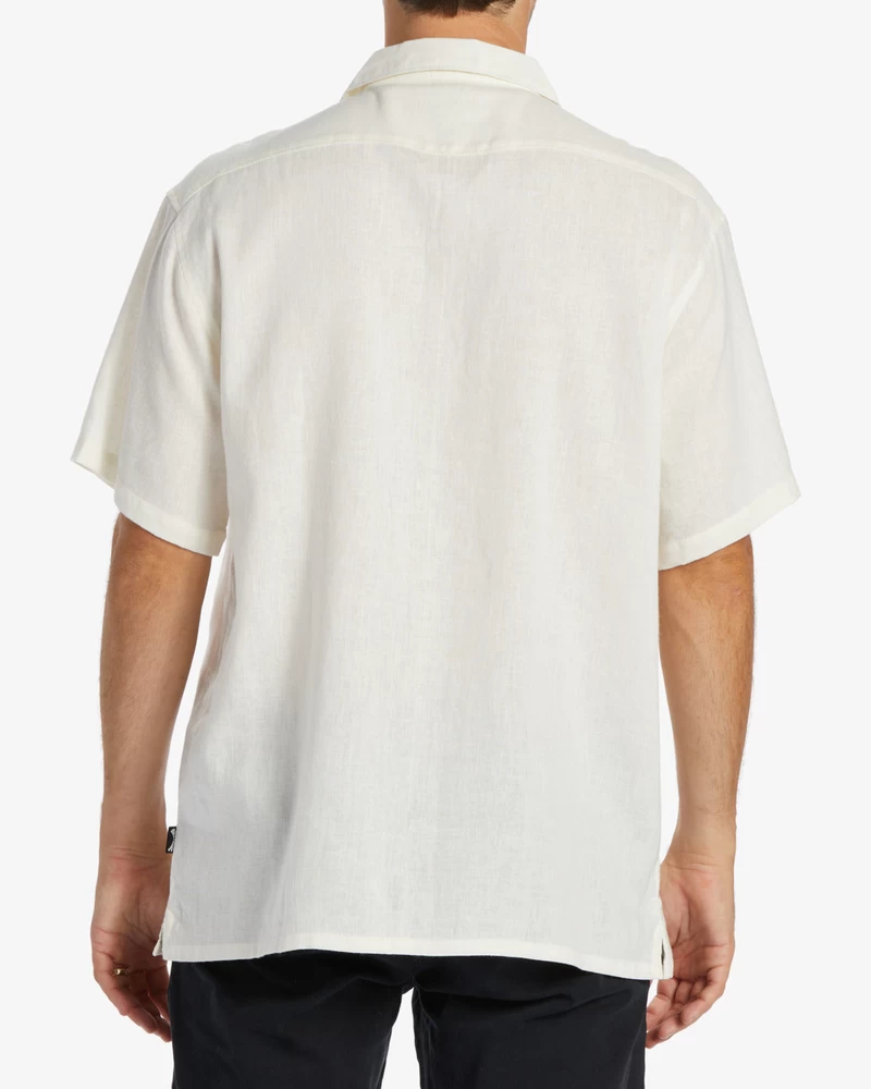 Billabong Zeledon Vacay Short Sleeve Shirt - Off White