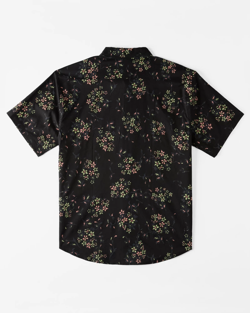 Billabong Sundays Mini Short Sleeve Shirt - Asphalt