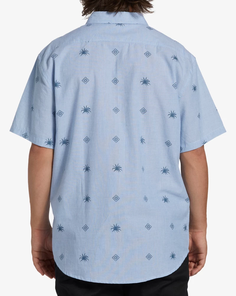Billabong Sundays Mini Short Sleeve Shirt - Blue Suede