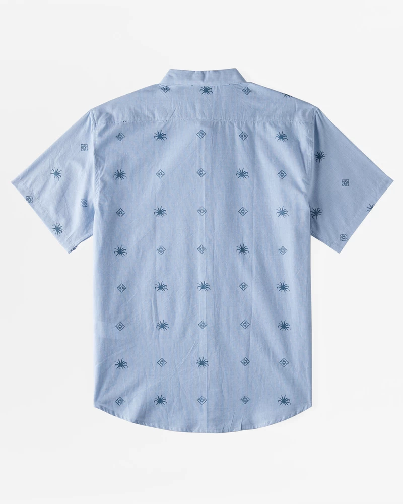 Billabong Sundays Mini Short Sleeve Shirt - Blue Suede
