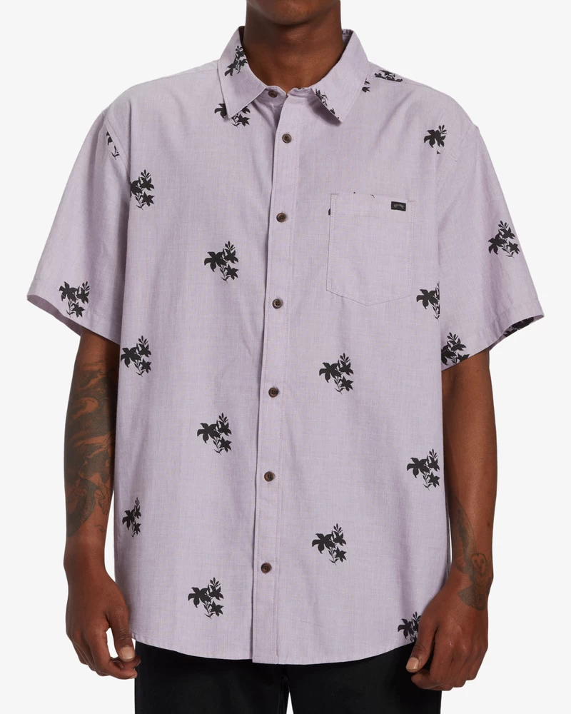 Billabong Sundays Mini Short Sleeve Shirt - Plum