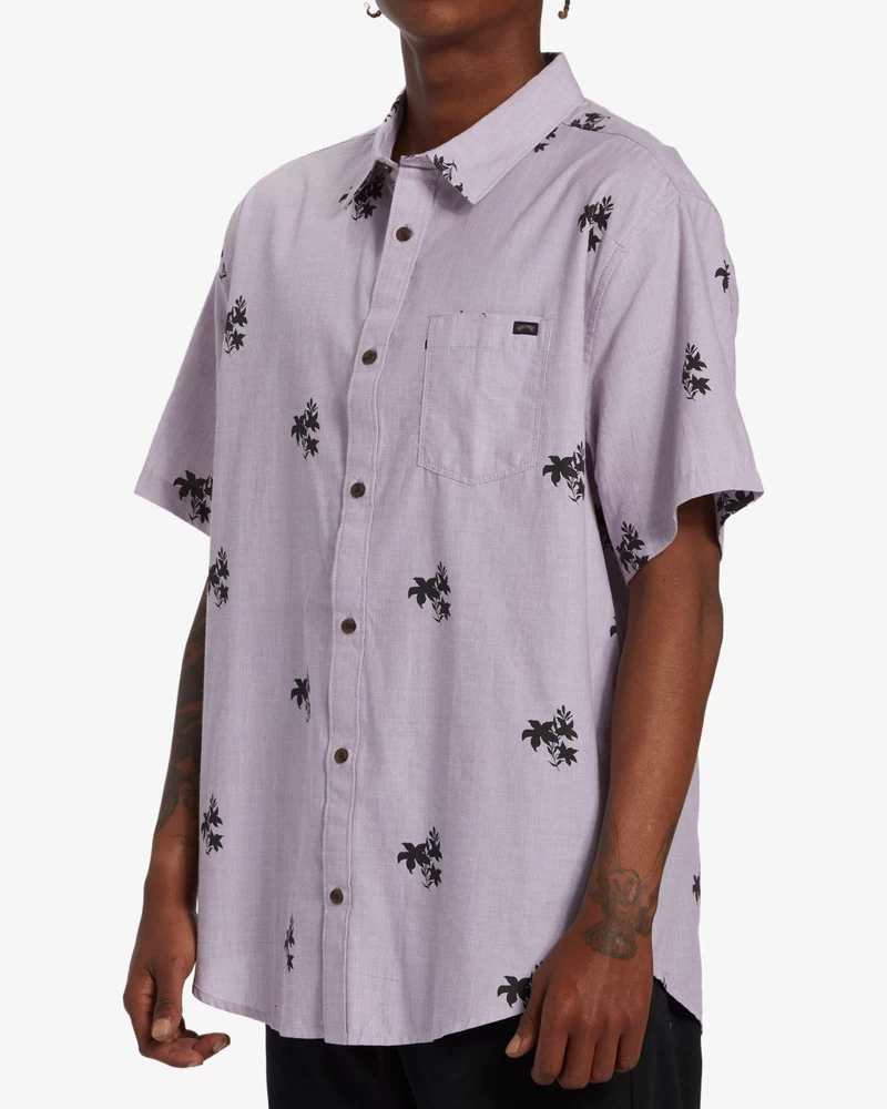 Billabong Sundays Mini Short Sleeve Shirt - Plum