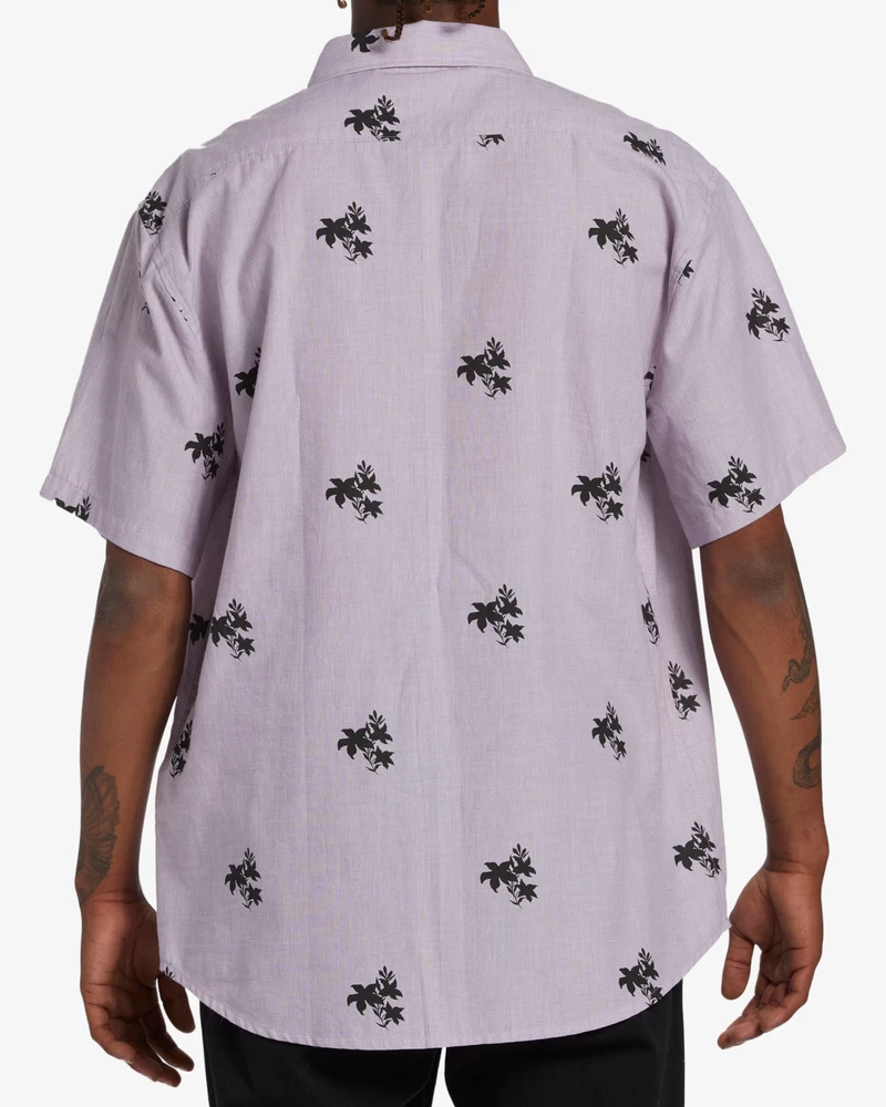 Billabong Sundays Mini Short Sleeve Shirt - Plum