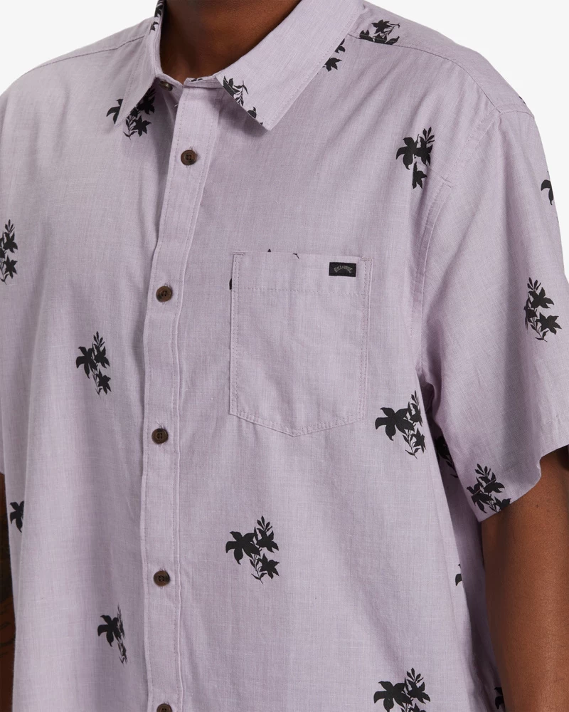 Billabong Sundays Mini Short Sleeve Shirt - Plum