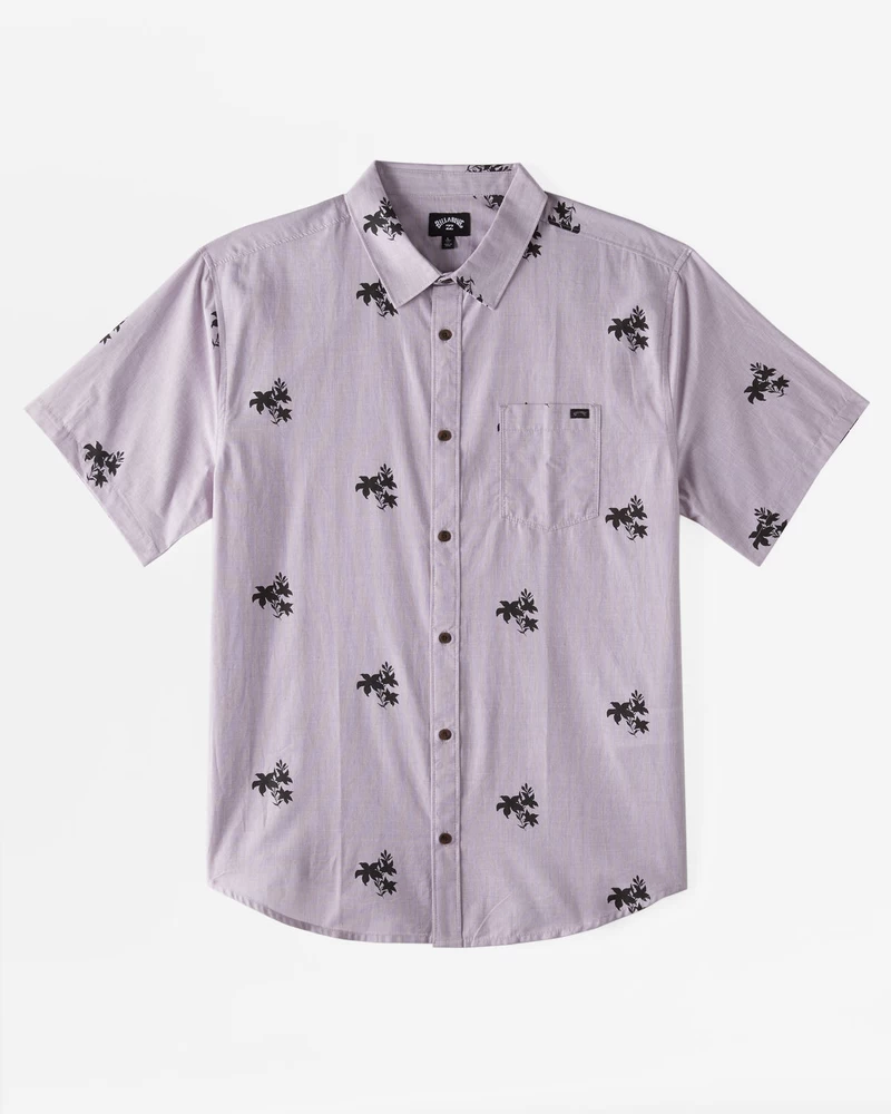 Billabong Sundays Mini Short Sleeve Shirt - Plum