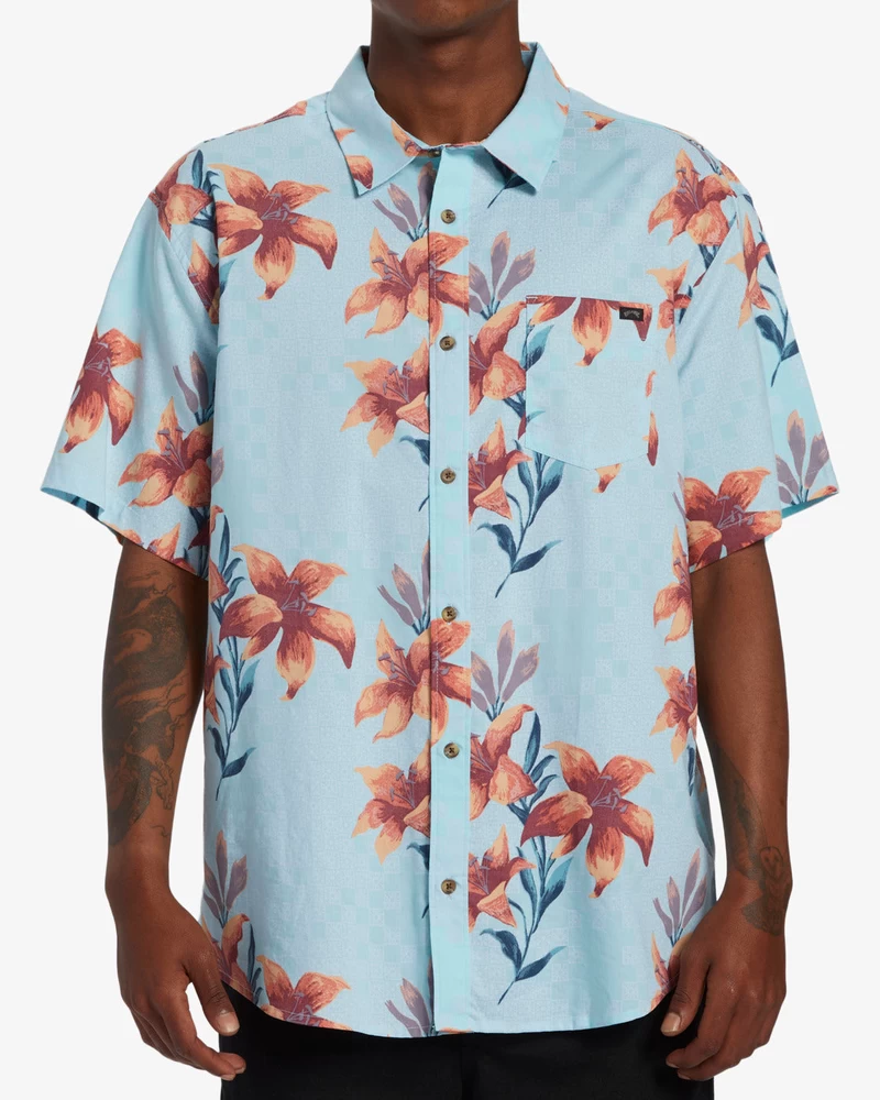 Billabong Sundays Short Sleeve Shirt - Splash