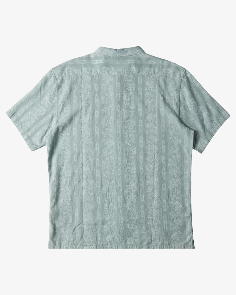Billabong Sundays Jacquard Short Sleeve Shirt - Blue Suede