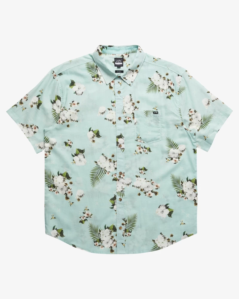 Billabong Kamea Short Sleeve Shirt - Mint