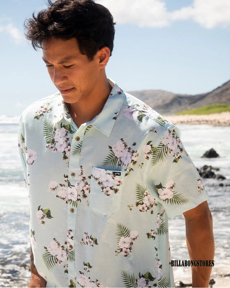 Billabong Kamea Short Sleeve Shirt - Mint