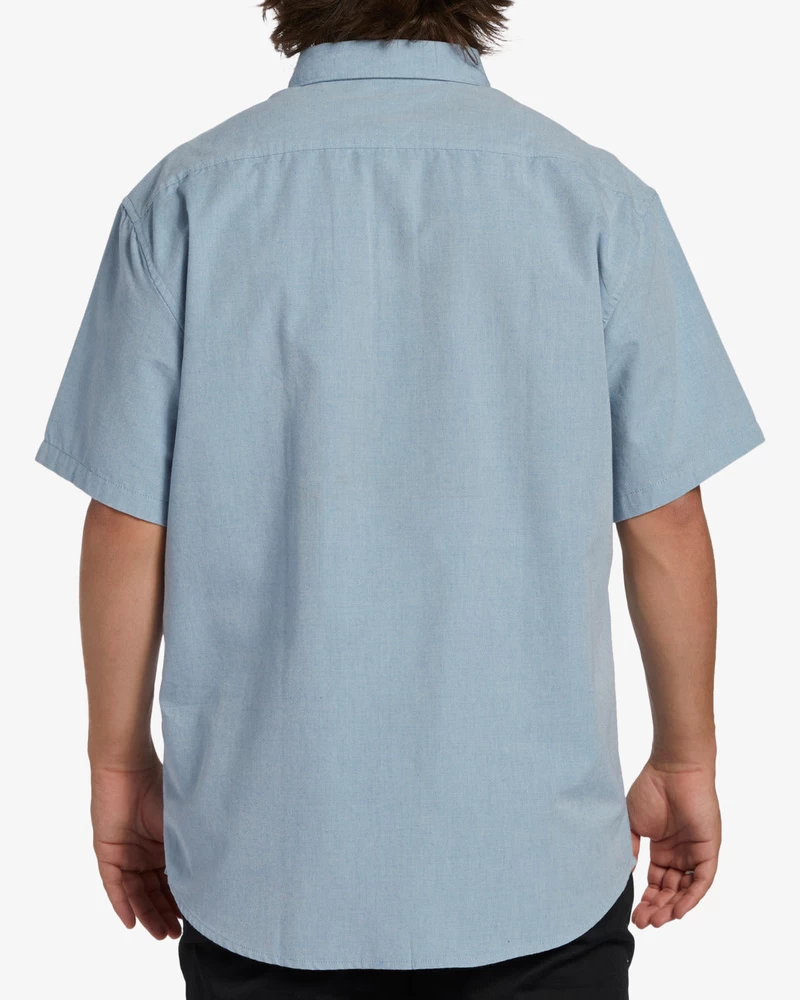 Billabong All Day Short Sleeve Shirt - Powder Blue