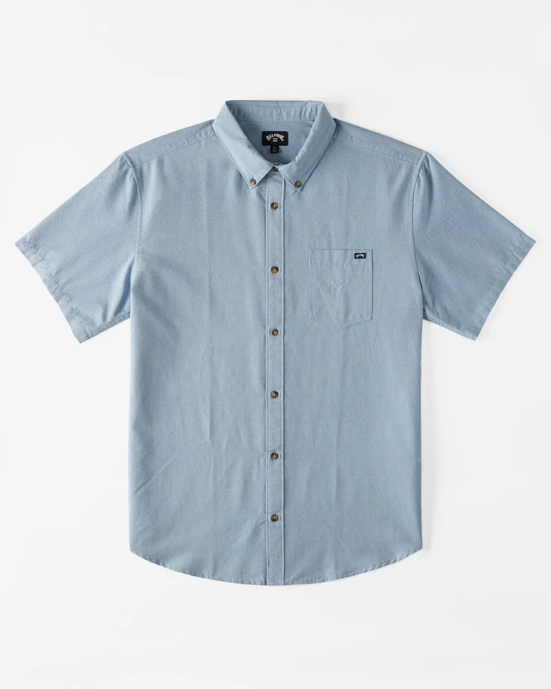 Billabong All Day Short Sleeve Shirt - Powder Blue