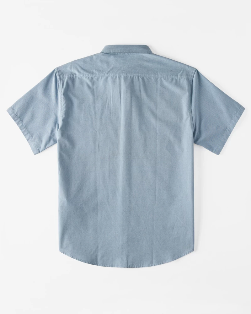 Billabong All Day Short Sleeve Shirt - Powder Blue