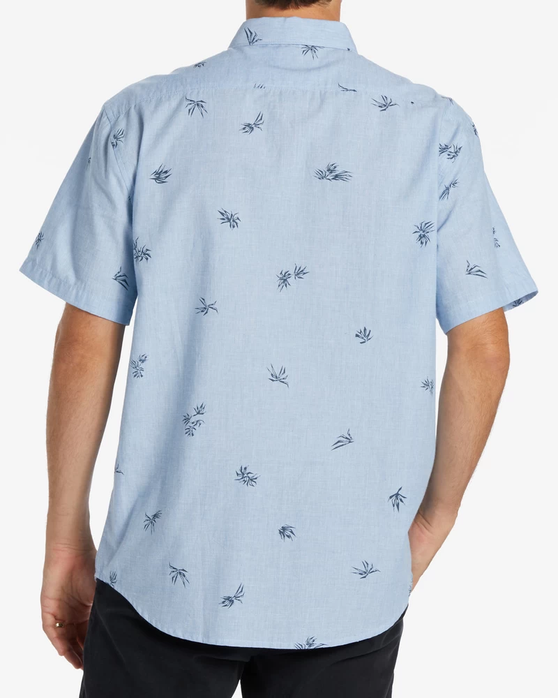 Billabong Sundays Mini Short Sleeve Shirt - Sky Blue