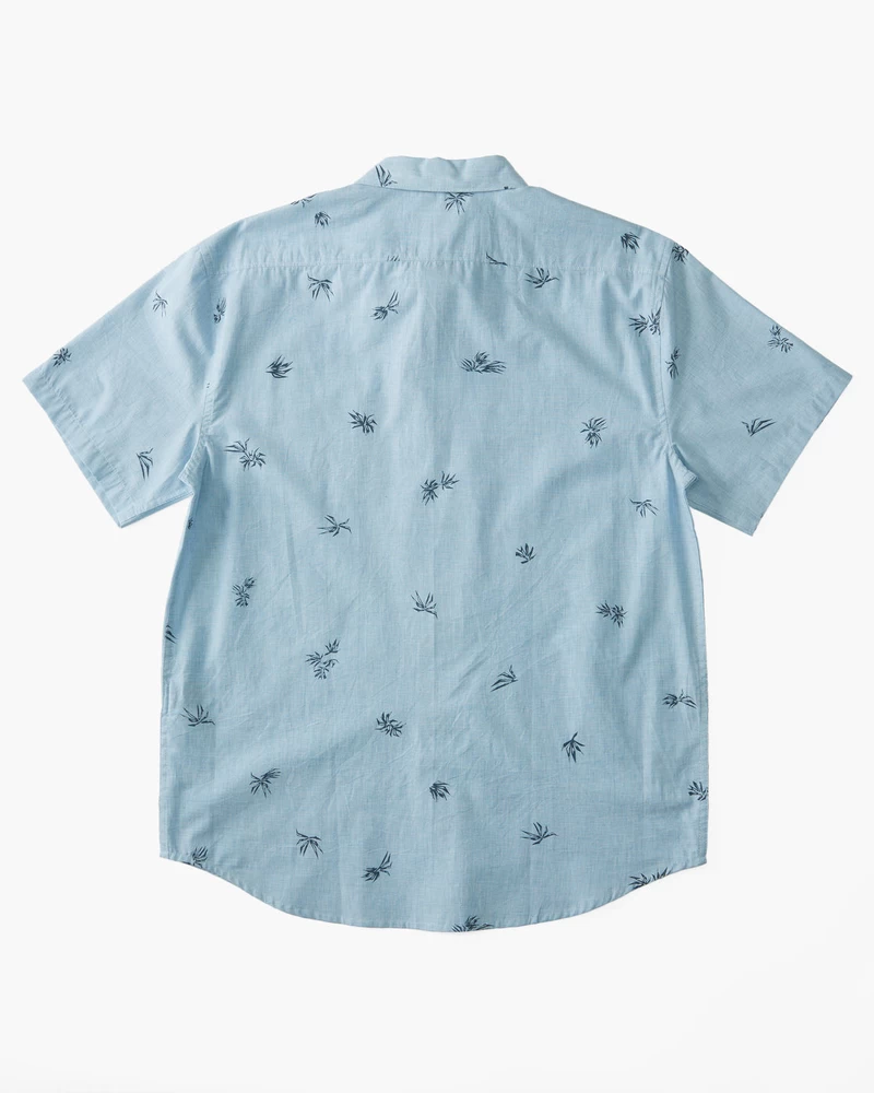 Billabong Sundays Mini Short Sleeve Shirt - Sky Blue
