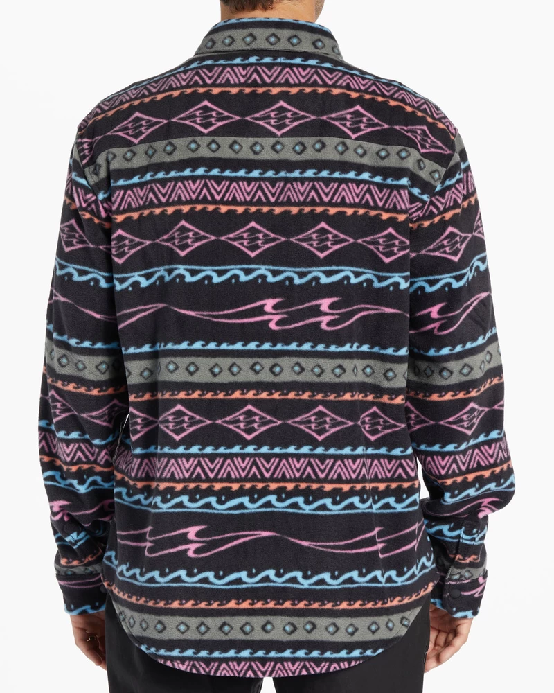 Billabong A/div Krosnies Flaneliniai Marškiniai - Purpuriniai Pelenai