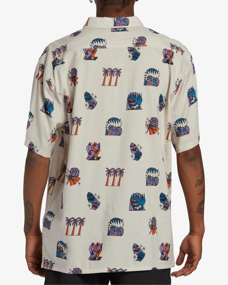 Billabong Turn The Tide Woven Shirt - Stone