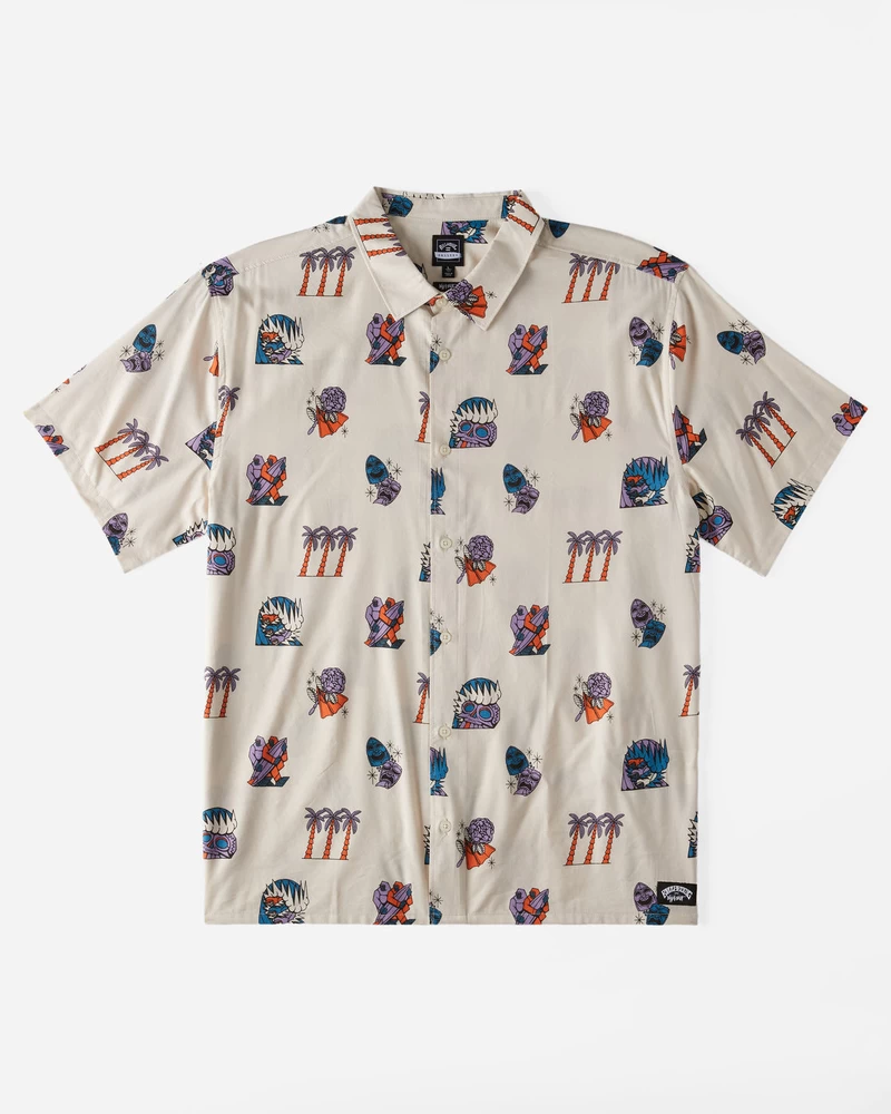 Billabong Turn The Tide Woven Shirt - Stone