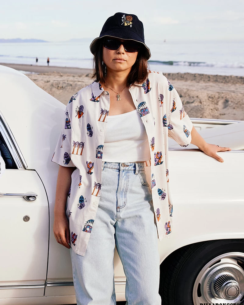 Billabong Turn The Tide Woven Shirt - Stone