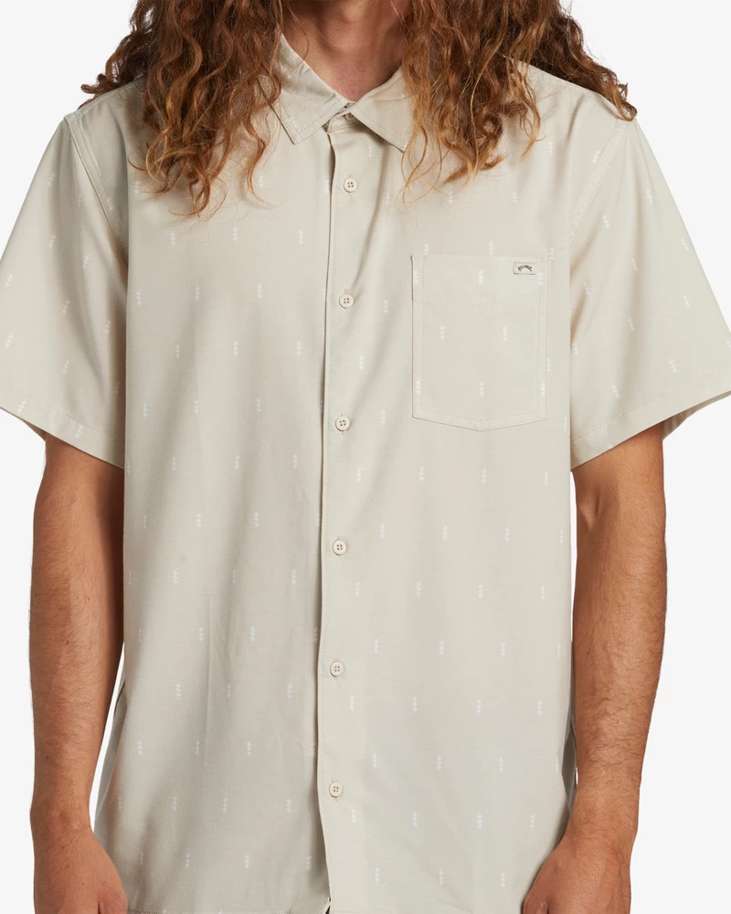 Billabong Surftrek Trail Short Sleeve Woven Shirt - Cream