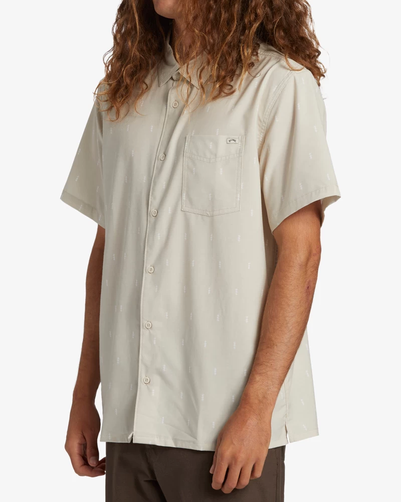 Billabong Surftrek Trail Short Sleeve Woven Shirt - Cream
