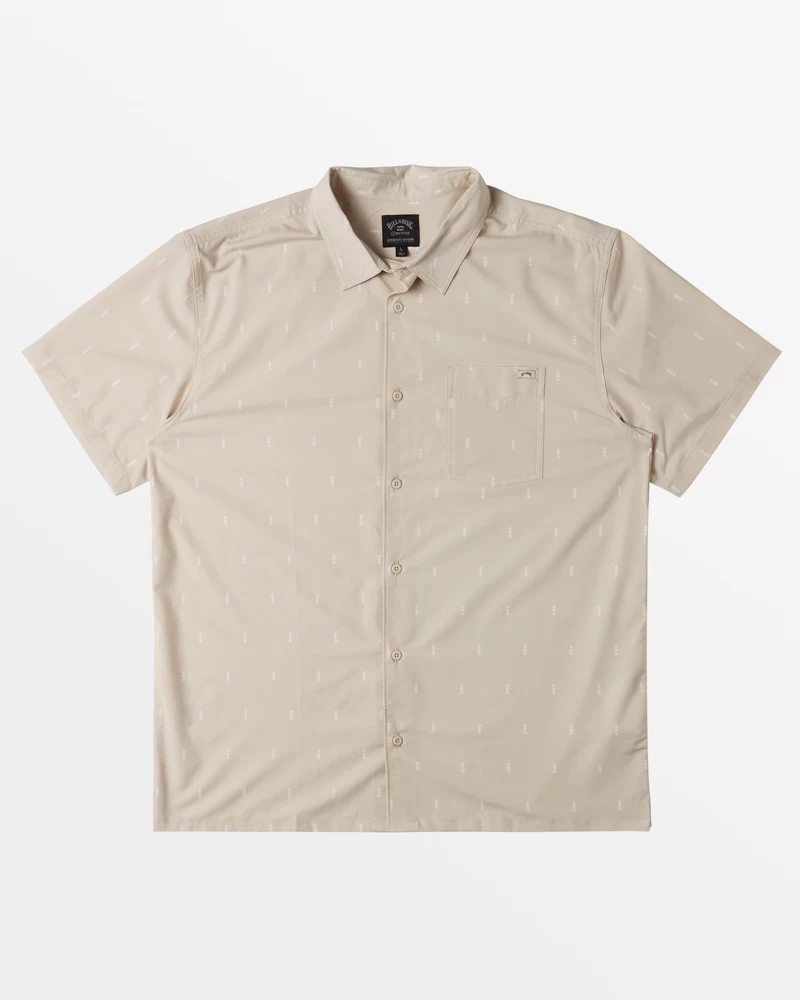 Billabong Surftrek Trail Short Sleeve Woven Shirt - Cream