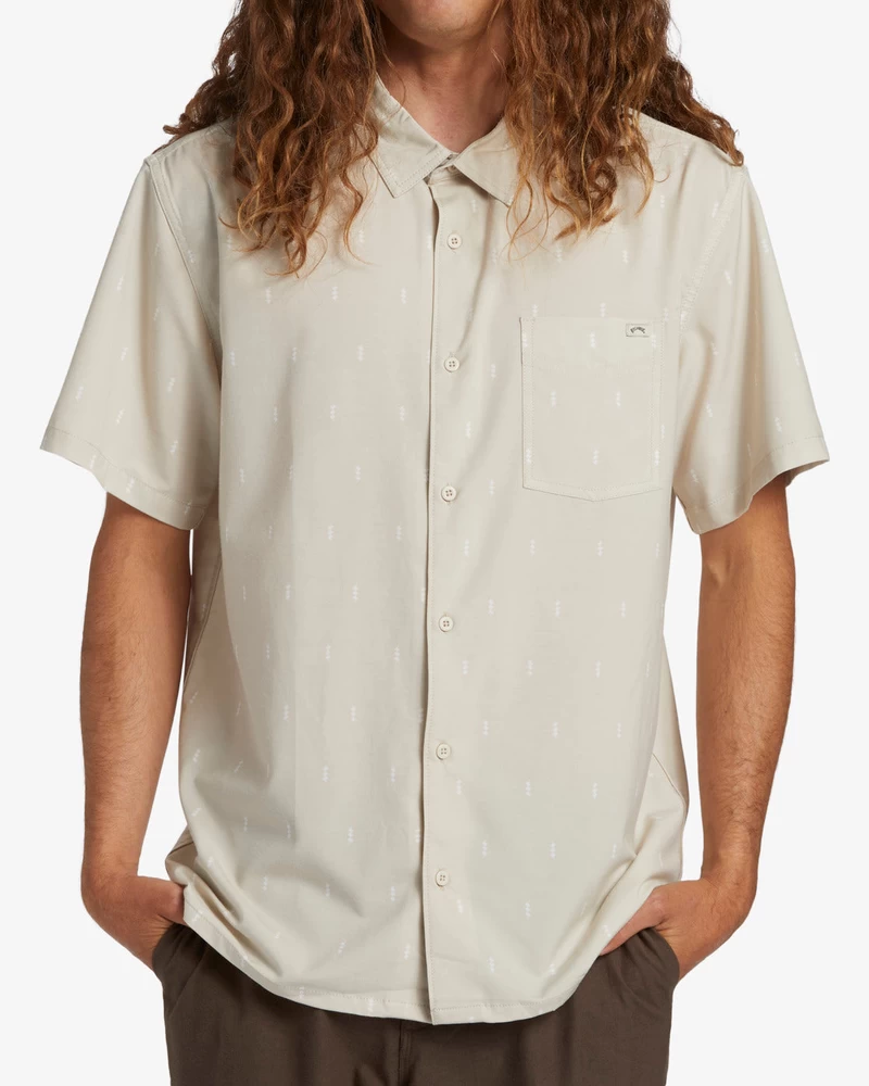 Billabong Surftrek Trail Short Sleeve Woven Shirt - Cream