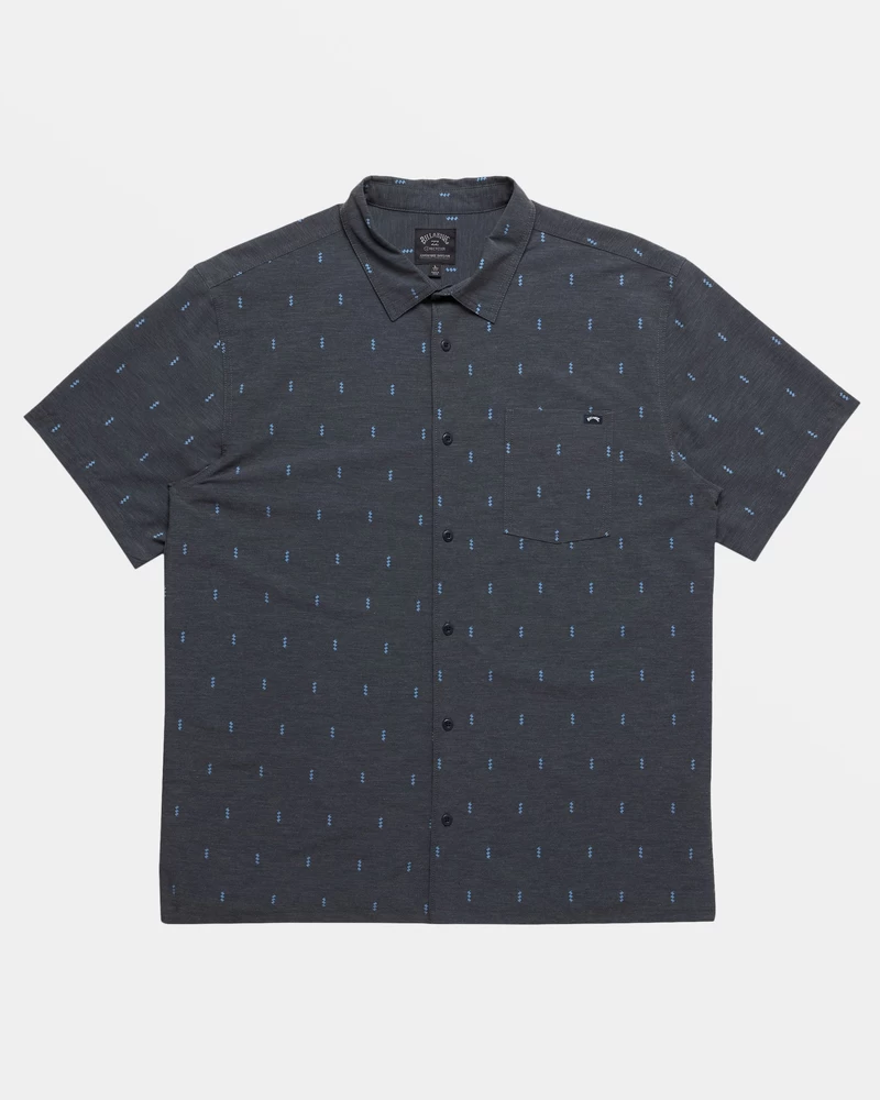 Billabong Surftrek Trail Short Sleeve Woven Shirt - Navy