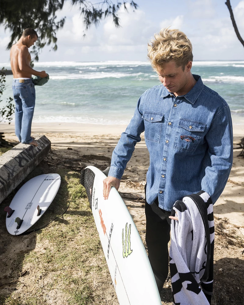 Billabong Bong Days Langærmet Top - Denimblå