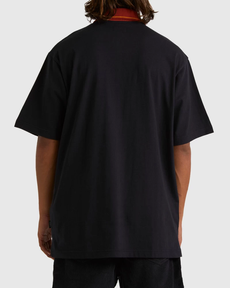 Billabong King Croc Polo Shirt - Black