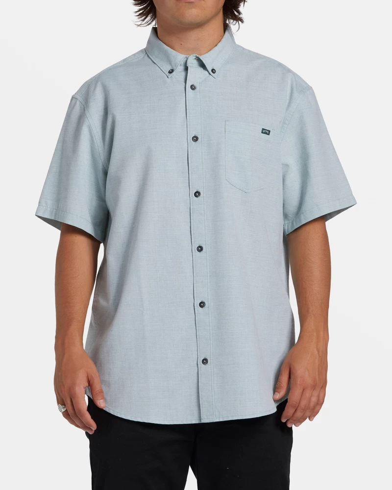 Billabong All Day Short Sleeve Shirt - Jade Stone