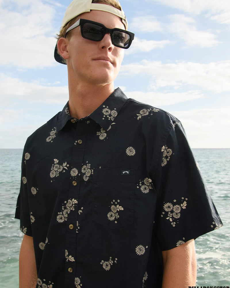 Billabong Sundays Mini Short Sleeve Shirt - Midnight