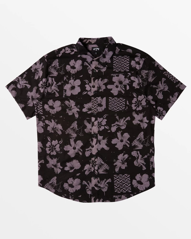 Billabong Sundays Short Sleeve Shirt - Purple Ash