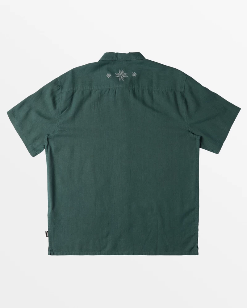 Billabong Frequency Short Sleeve Woven Shirt - Sea Pine